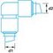 Conector de codo